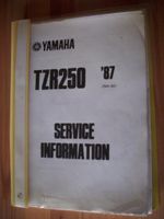 Yamaha TZR 250 Service Information Reparaturleitfaden Mecklenburg-Vorpommern - Boizenburg/Elbe Vorschau