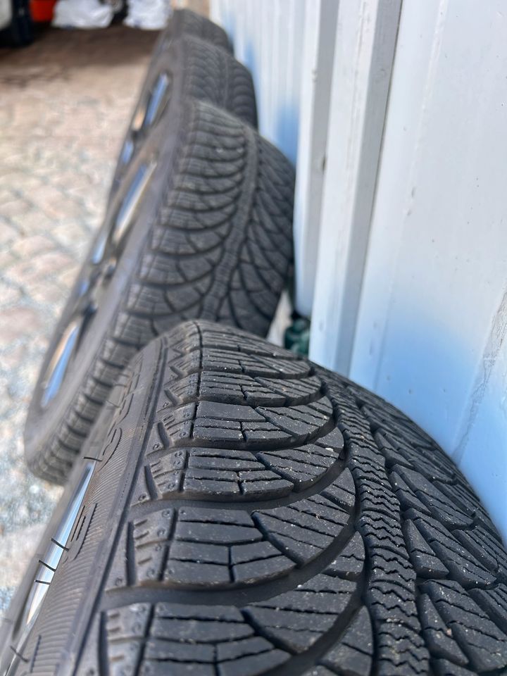 4x Kompletträder 15 Zoll, AUTEC Alufelgen, schwarz 185/60R15 in Jahnsdorf