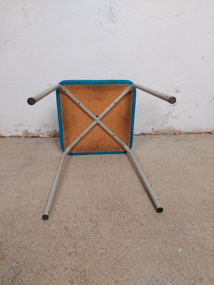 Vintage Hocker Sitzhocker Polster 60er 70er DDR Retro in Leipzig