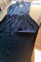 DKNY Kleid ohne Ärmel Petrolblau Raffung an der Schulter Bayern - Augsburg Vorschau