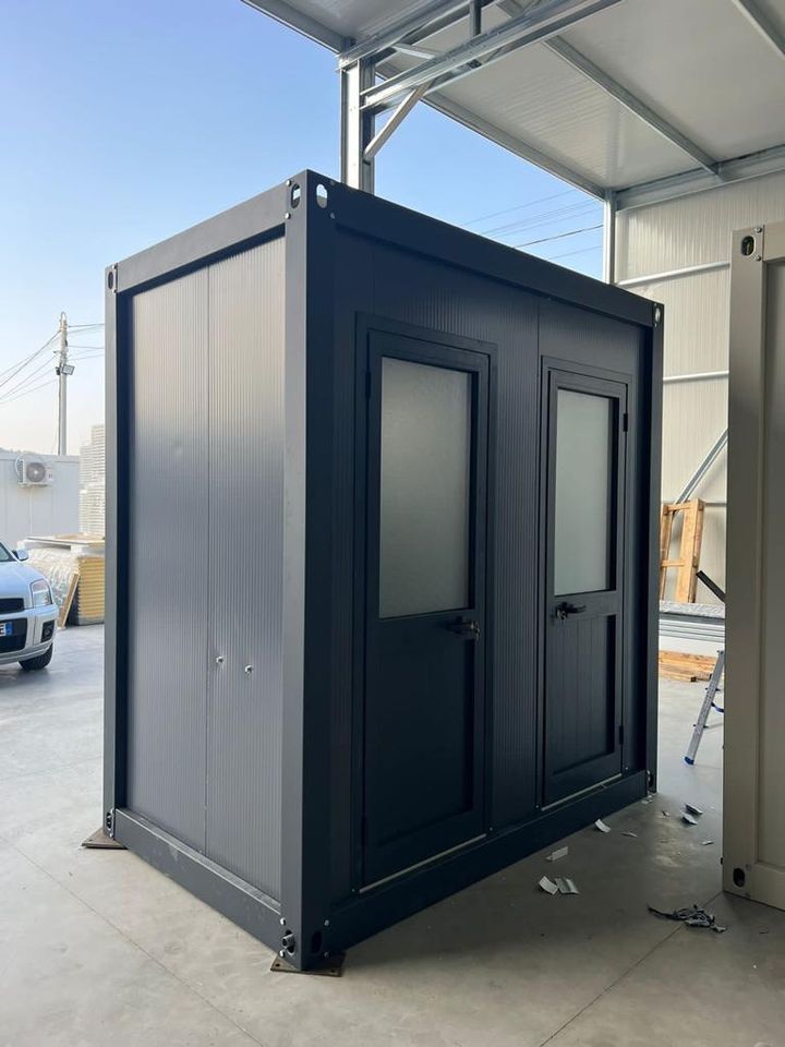 Container, Sanitärcontainer: Villex Toilet Cube Nero in Unna