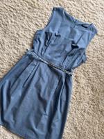 WIE NEU: Modernes Kleid mit Taillengürtel, Gr. 40, blau Niedersachsen - Buchholz in der Nordheide Vorschau
