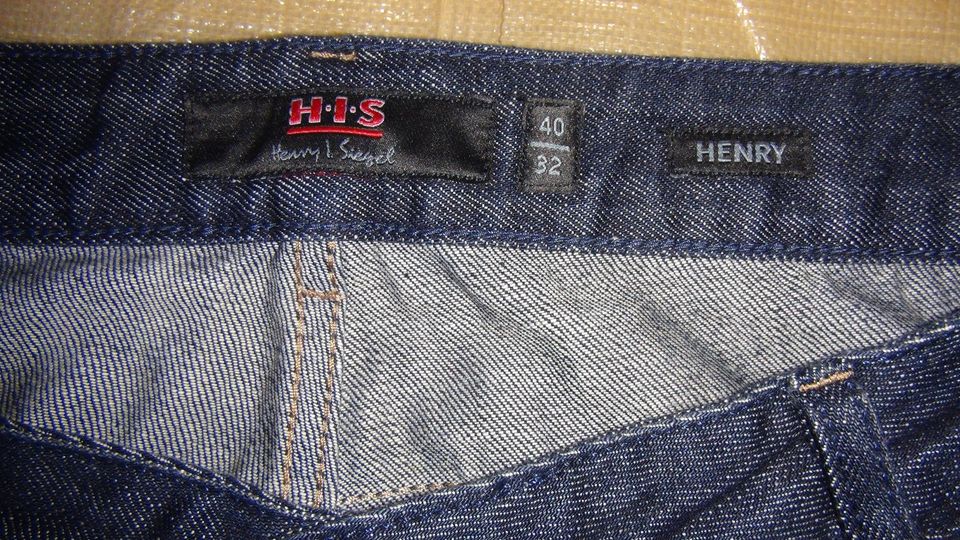 Jeanshose jeans Hose HIS Henry Gr 40/32 in Buchen (Odenwald)