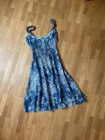 CK Calvin Klein Midi Sommer Kleid Seide A-Linie Blumen Knöpfe Hessen - Bad Homburg Vorschau