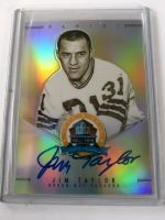 Jim Taylor NFL Trading Card Auto HOF 37 / 50 Niedersachsen - Rehburg-Loccum Vorschau