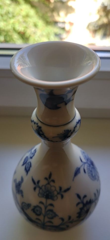Meissen Zwiebelmuster Vase besondere Form ca. 18 cm selten in Dresden