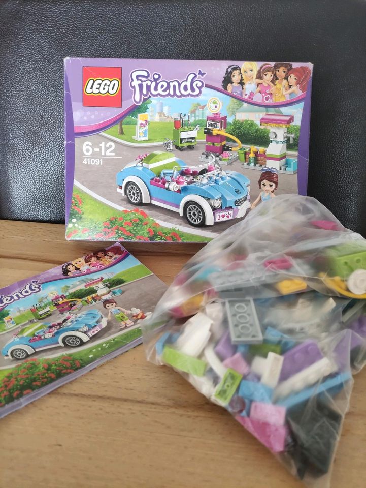 Lego friends 41091 vollständig ovp Mia s Sportflitzer Tankstelle in Hückeswagen