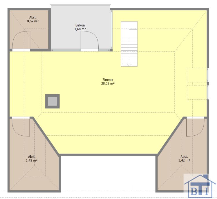 Super Dachgeschoßwohnung mit Dachterrasse in Zittau