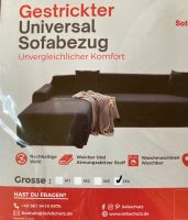 Neu! Gestrickter Universal Sofabezug 3 Sitzer und 4 Sitzer braun Dresden - Äußere Neustadt Vorschau