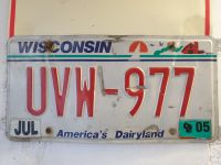 USA PKW Auto Kennzeichen Nummernschild Wisconsin Berlin - Pankow Vorschau