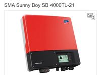 Wechselrichter SMA Sunny Boy SB 4000TL-21 Baden-Württemberg - Freiburg im Breisgau Vorschau