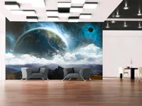 Foto Tapete Kosmische Welt - Landschaft mit Weltraum und Erde Hessen - Lorsch Vorschau