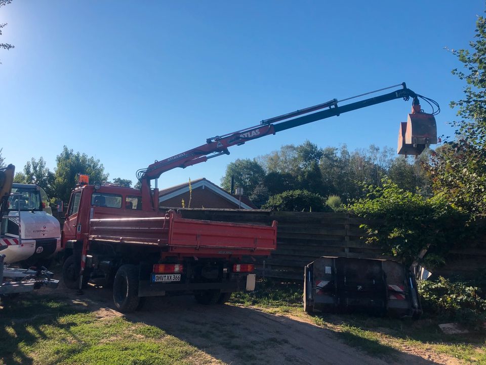 Vermiete LKW 3 Seitenkipper mit Ladekran 7,49 T in Kremmen