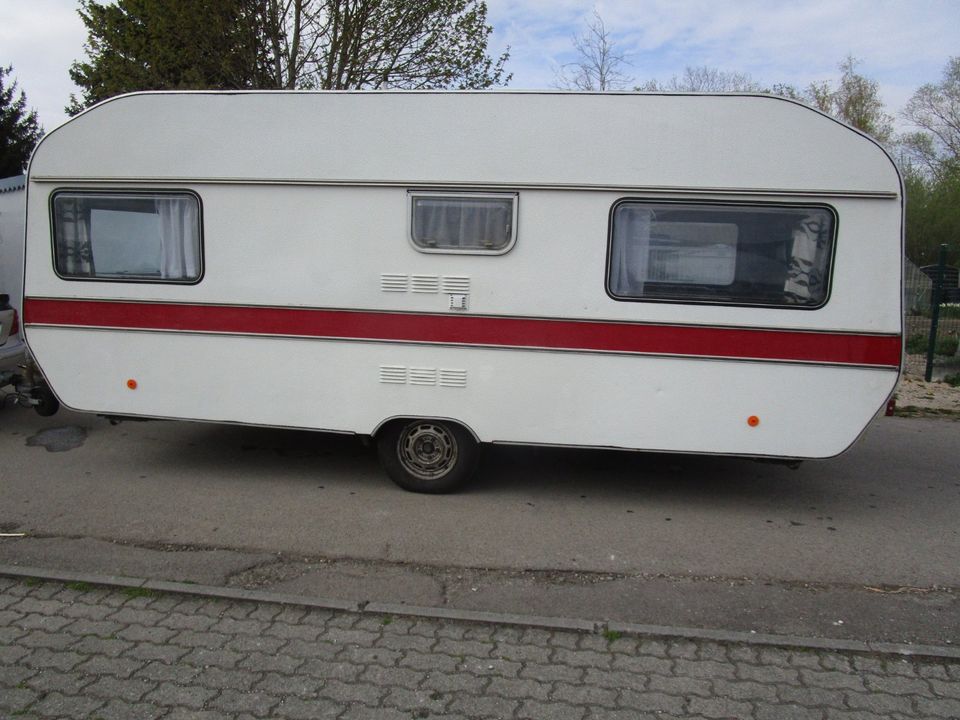 Nr.10, Wohnwagen Wilk Stern 550, TÜV:2024, www.billigwohnwagen.de in Bad Saulgau