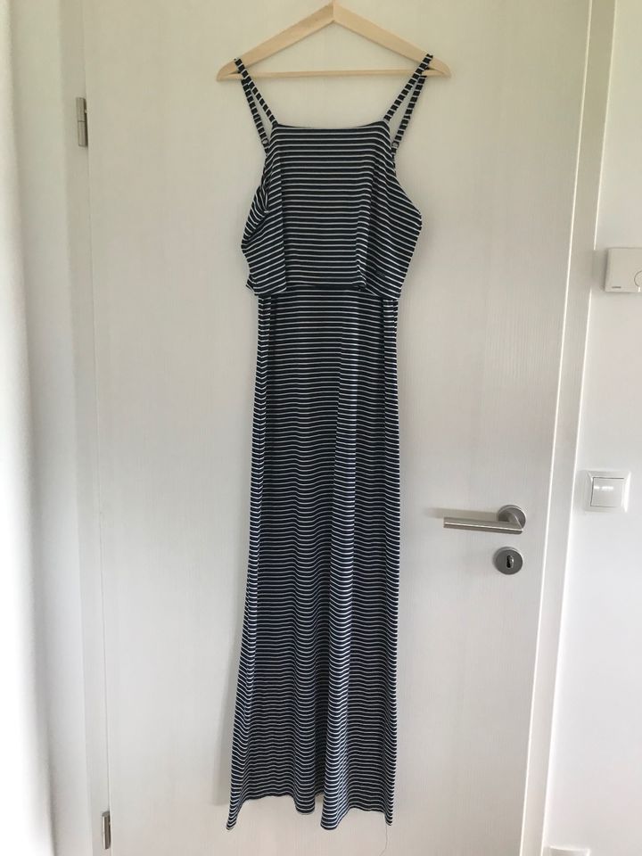 Maxikleid Kleid lang Tom Tailor Denim S gestreift blau weiß in Berka/Werra