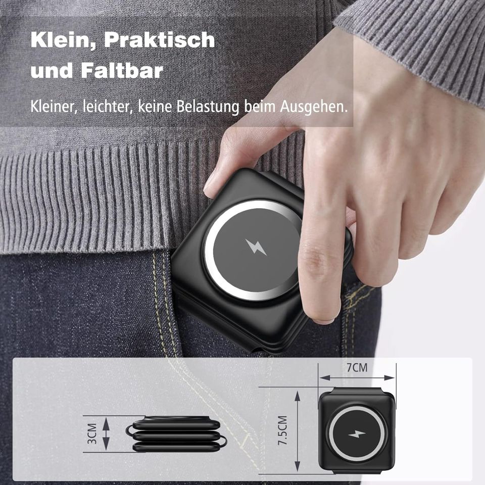 Mag-Safe Ladestation Für iPhone Wireless Charger - 3 in 1 Faltbar in Süßen