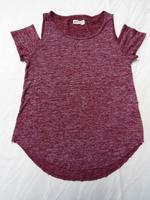 dunkelrot meliertes T-Shirt von Hollister, Gr. XS Bayern - Thyrnau Vorschau