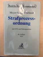 Meyer-Goßner/Schmitt StPO Strafprozessordnung Kommentar 66. Aufl. Huchting - Sodenmatt Vorschau