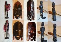 Deko Afrikanische Massai Figuren, Masken aus Echtholz Hessen - Oberursel (Taunus) Vorschau