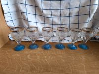 Kleine blaue  und weiße Gläser  für Schnaps Baden-Württemberg - Sindelfingen Vorschau