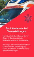 Sanitäter Absicherung Veranstaltung Sachsen-Anhalt - Magdeburg Vorschau