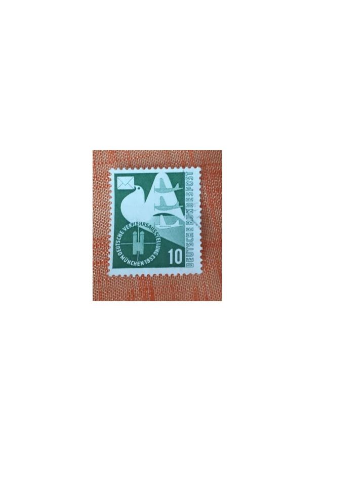 Briefmarken-DPB deutsche Verkehrsausstellung 1953 in Berlin