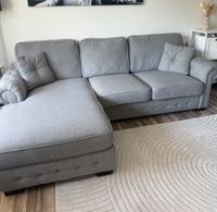 Hellgraues Sofa zu verkaufen Hamburg-Nord - Hamburg Alsterdorf  Vorschau