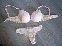 NEU H&M Super Push Up BH 80C + Tanga 38 rosa creme Hessen - Korbach Vorschau