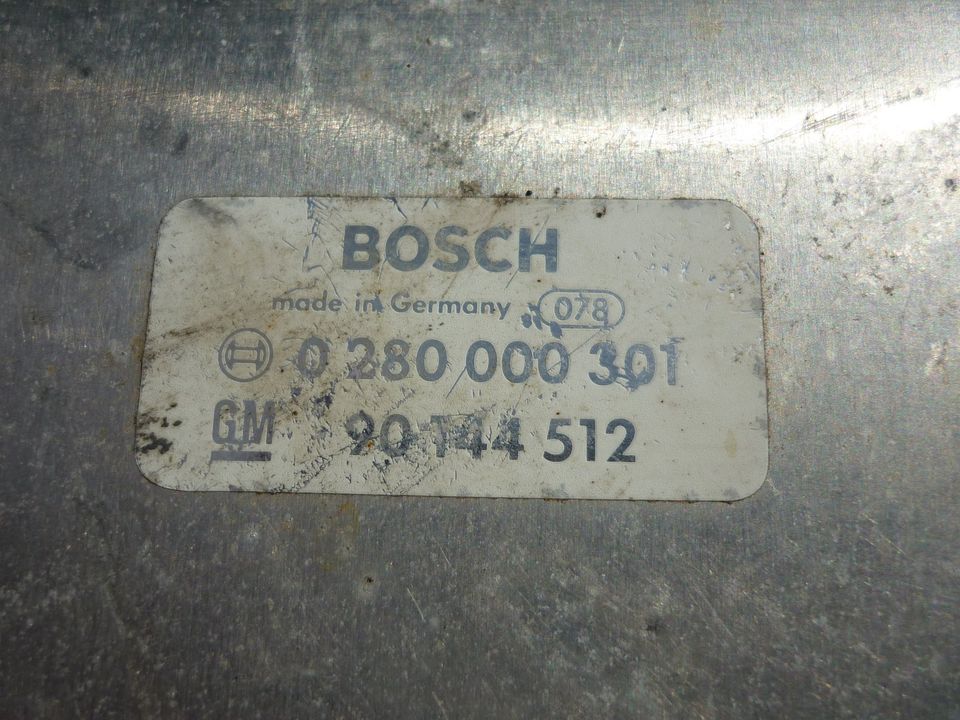 Opel Rekord E Steuergerät / Bosch 0 280 000 301; GM 90 144 512 in Wolfenbüttel