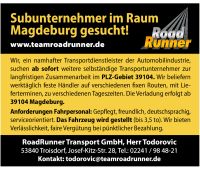 Subunternehmer im Raum Magdeburg gesucht! Sachsen-Anhalt - Magdeburg Vorschau