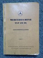 Ersatzteilliste 170 Db Mercedes Benz Bayern - Kammlach Vorschau