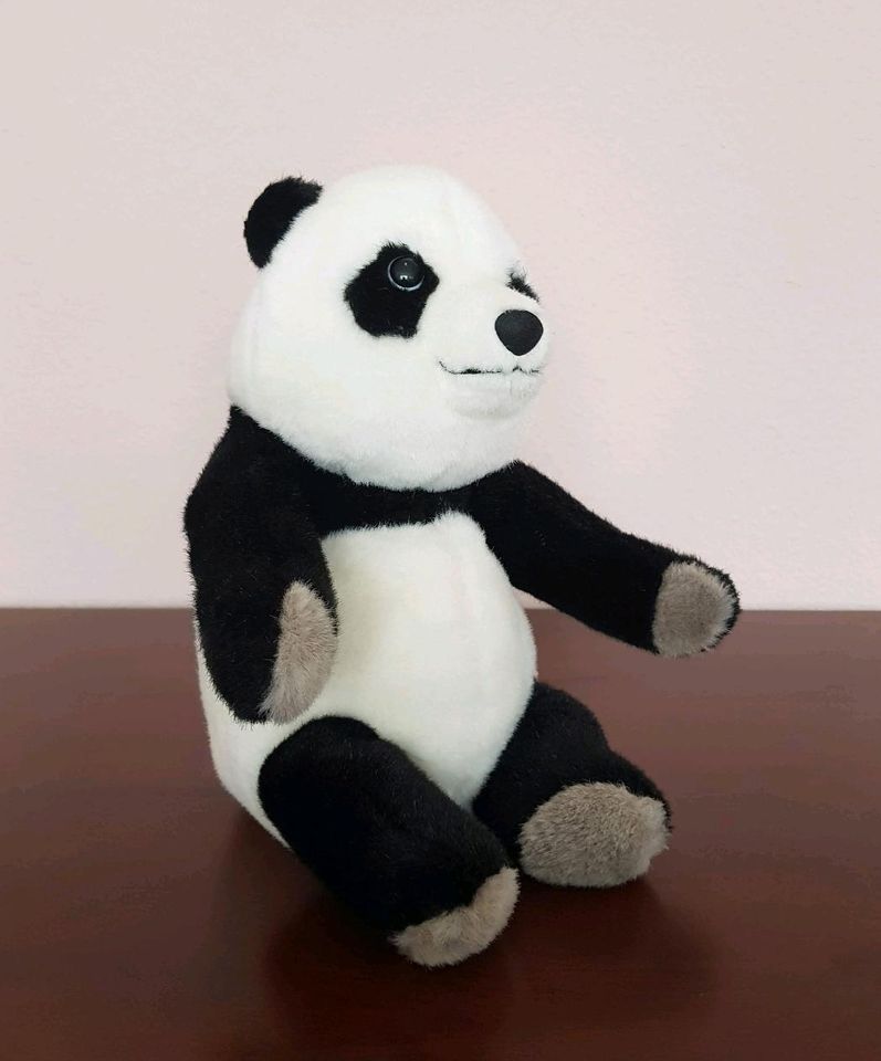 Panda Stofftier, 90er 30 cm, Pandabär Plüschfigur Kuscheltier Bär in Hannover