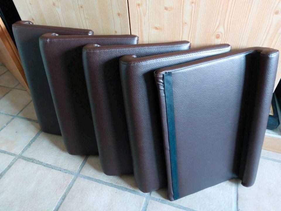 Rückenkissen für Küchenbank / Eckbank, braun in Leder in Grafenwiesen