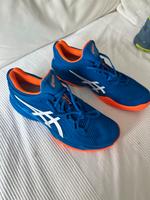 Asics neu Gr.48 asics blau orange herren court FF Bayern - Pullach Vorschau