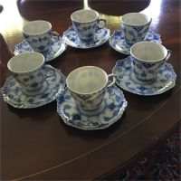 3x Royal Copenhagen Halbspitze Espresso/Mocca + Unterteller Wuppertal - Heckinghausen Vorschau