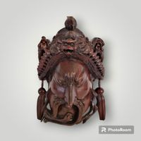 Antique Chinese Hand Carved Wood Sculpture, Masks of Daoist Holz Berlin - Mahlsdorf Vorschau