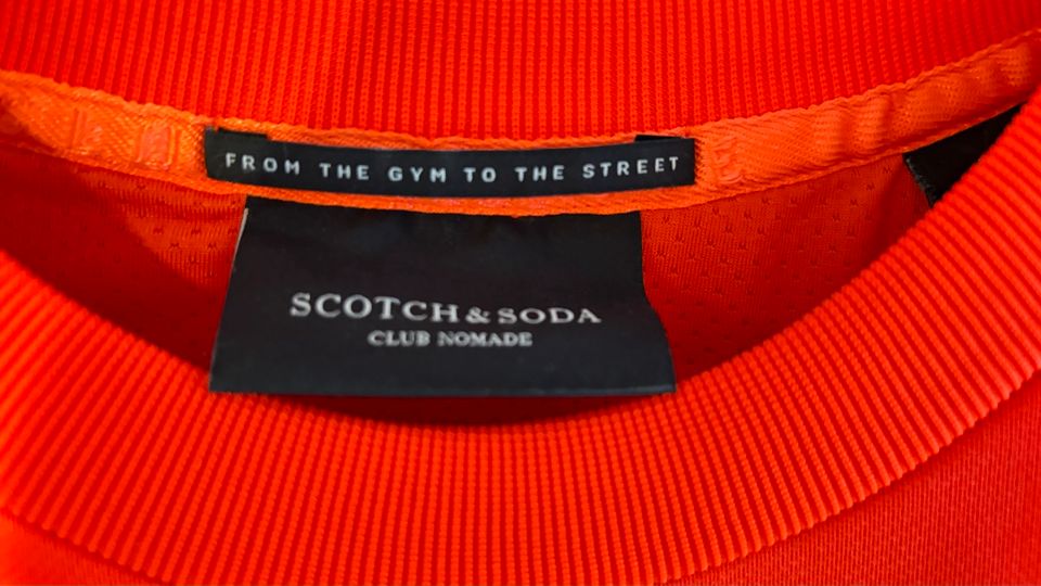 Scotch & Soda Pulli S Orange Rundhals in Heusenstamm