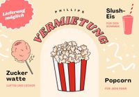 Vermiete Zuckerwattemaschine Slushmaschine Popcornmaschine Feier Häfen - Bremerhaven Vorschau