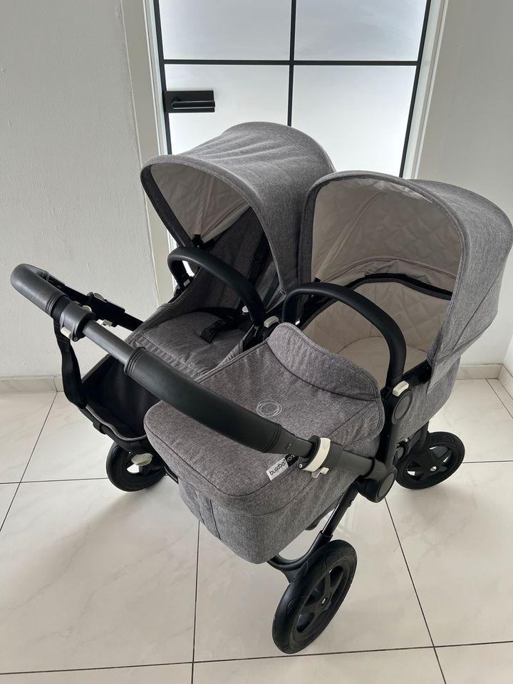 Bugaboo Donkey 2 Geschwisterwagen/Zwillingswagen Grey M Twin/duo in Solingen