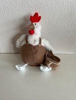 Osterdeko Hahn / Huhn mit Osterkörbchen / Pflanzschale Hessen - Hanau Vorschau