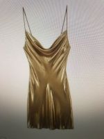 Sommer Damen metallic Farbe Gold mini Kleid Gr. S Bayern - Augsburg Vorschau