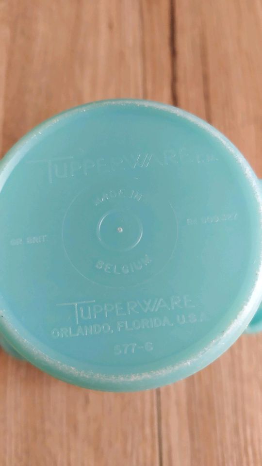 Tupperware - Milchkännchen oder Zuckerdose, türkis, 577-6,Raritä in Ochsenhausen