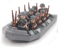 WW2 Minifiguren 10 Deutsche Soldaten mit Schlauchboot Baden-Württemberg - Mühlheim an der Donau Vorschau