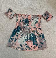 Off-Shoulder Bluse mit Palmenprint NEU Rheinland-Pfalz - Bullay Vorschau