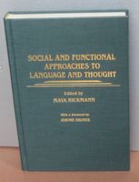 Social & Functional Approaches to Language and Thought (Hickmann) Eimsbüttel - Hamburg Eimsbüttel (Stadtteil) Vorschau