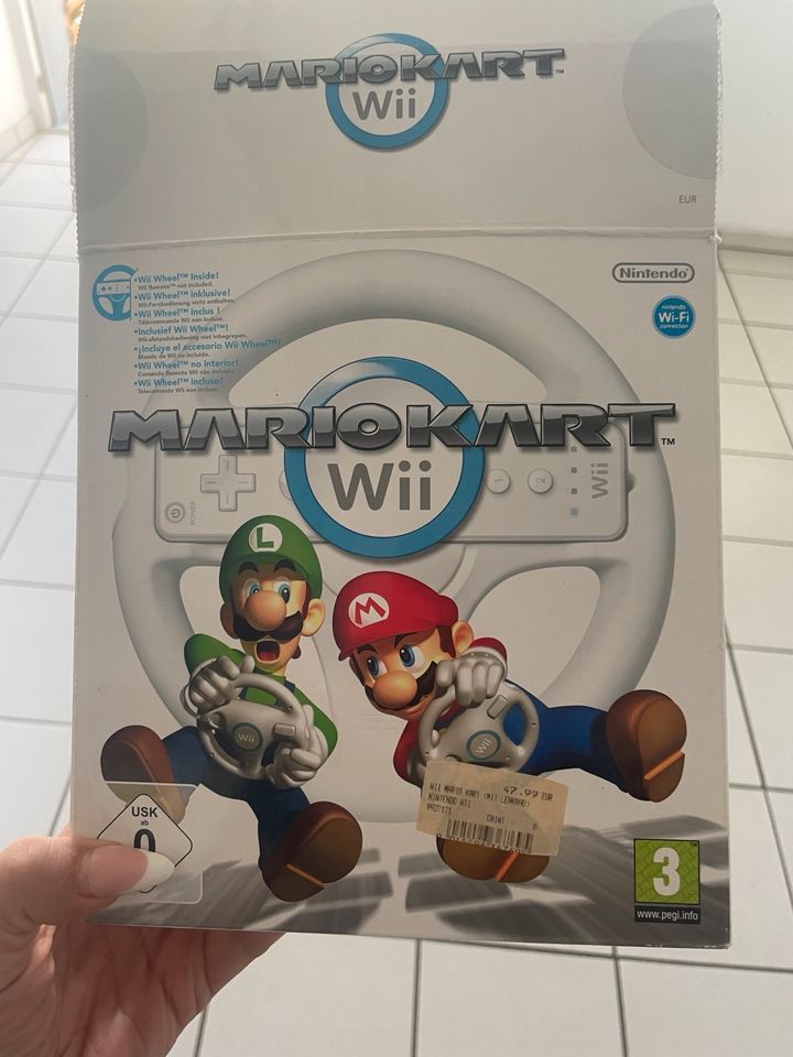Wii Mario Kart Lenkrad in Wallerfangen