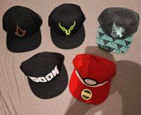 5 Snapback Kappen mit Gaming Motiven (auch einzeln erhältlich) Nordrhein-Westfalen - Krefeld Vorschau