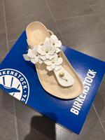 Birkenstock Zehentrenner weiß 40 neu Sandale Rheinland-Pfalz - Puderbach Vorschau