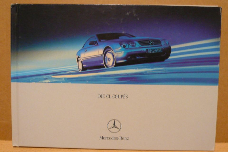 Prospekt Mercedes Benz CL-Klasse Coupés 2000 mit PL 28.01.2002 in Luckenwalde