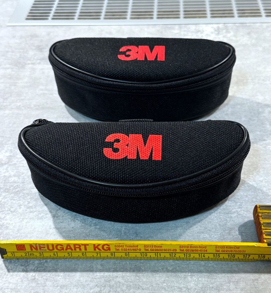 2x 3M Maxim Etui Brillenetui schwarz Nylon 16,5x6x5,5 cm NEU in Düren